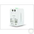 Univerzális hálózati töltő adapter nemzetközi utazáshoz – All in One International Adapter – fehér Univerzális hálózati töltő adapter nemzetközi utazáshoz – All in One International Adapter – fehér