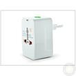 Univerzális hálózati töltő adapter nemzetközi utazáshoz – All in One International Adapter – fehér Univerzális hálózati töltő adapter nemzetközi utazáshoz – All in One International Adapter – fehér