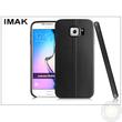 Samsung SM-G920 Galaxy S6 hátlap képernyővédő fóliával – IMAK Vega Leather – fekete Samsung SM-G920 Galaxy S6 hátlap képernyővédő fóliával – IMAK Vega Leather – fekete
