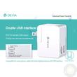 Univerzális USB hálózati töltő adapter 2 x USB – 5V/2,5A – Devia Universal Power Travel Kit – white/grey Univerzális USB hálózati töltő adapter 2 x USB – 5V/2,5A – Devia Universal Power Travel Kit – white/grey