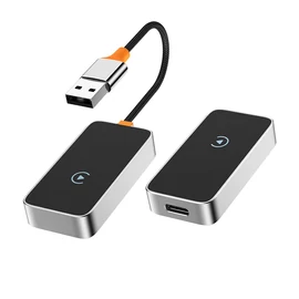 Vezeték nélküli carplay adapter,  IOS / ANDROID Fekete
