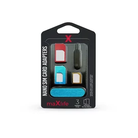 Nano és Micro SIM-kártya adapter (3in1) kiszedő szerszámmal