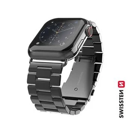 Apple Watch fém szíj, 38-40 mm, fekete