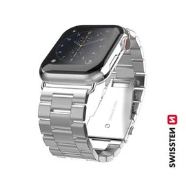 Apple Watch fém szíj, 38-40 mm, ezüst