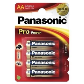 PANASONIC PRO POWER szupertartós elem (AA, LR6PPG, 1.5V, alkáli) (4db/cs)