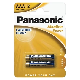 PANASONIC tartós elem (AAA, LR03APB, 1.5V, alkáli) (2db/cs)