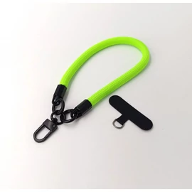 Szövet csuklópánt telefon tokhoz, neonzöld