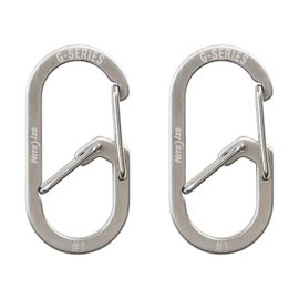 Nite Ize G -Series® dupla Kamara karabiner #1 - 2-es csomag - acél