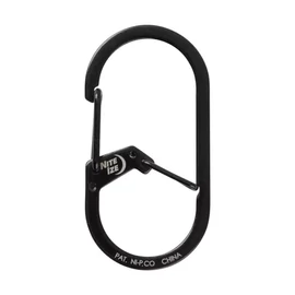 Nite Ize G -Series® dupla kamrás karabiner #2 - Fekete