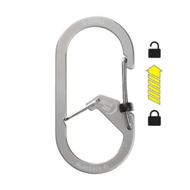 Nite Ize G -Series® Slidelock® #3 dupla kamrás karabiner - acél