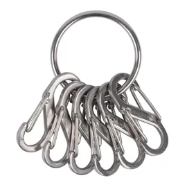 Nite Ize KeyRing acél kulcstartó, acél karabinerekkel