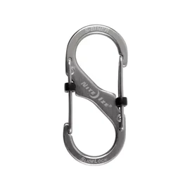 Nite Ize SlideLock karabiner #2 méret, fémszínű (LSB2-11-R3)