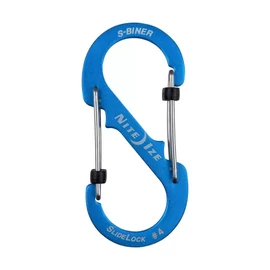 Nite Ize S -Biner® Slidelock® alumínium #4 - kék