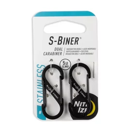 Nite Ize S Karabiner #1 (max 2,3kg), 2db fekete