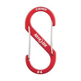 Nite Ize SBA4-10-R6 S-BINER® ALUMÍNIUM S (DUPLA) KARABINER #4 - PIROS