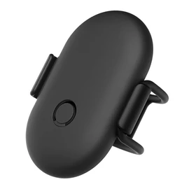 SAMSUNG szilikon tok (nyakörvre fűzhető, táskára, hátizsákra rögzíthető) FEKETE (Smart tag2)