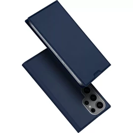 DUX DUCIS SKIN PRO tok Samsung S25 Ultra  (FLIP, oldalra nyíló, kártyazseb, asztali tartó) SÖTÉTKÉK