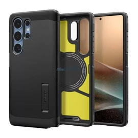 SPIGEN TOUGH ARMOR MAG műanyag telefonvédő Samsung S25 Ultra SÖTÉTSZÜRKE