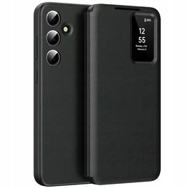Tok álló Samsung A36 5G (aktív FLIP, oldalra nyíló, Smart View Cover) FEKETE