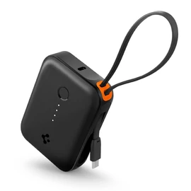 SPIGEN vésztöltő USB+Type-C aljzat (10000mAh, 30W, PD gyorstöltő, LED jelzés + fix Type-C kábel