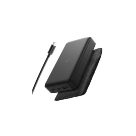 SPIGEN vésztöltő USB+2 Type-C aljzat (20000mAh, 30W, PD gyorstöltő, LED jelzés + Type-C kábel