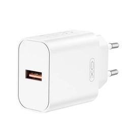 XO CE33 hálózati töltő USB aljzat (18W, gyorstöltő 3.0) FEHÉR