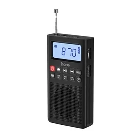 HOCO HI51 bluetooth hordozható hangszóró v5.3, 3W, TF/microSD kártyaolvasó, FM rádió, AUX, kijelző