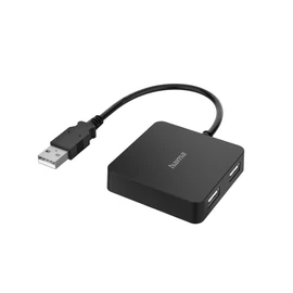 USB 2.0 HUB BUSPOWERED 1:4, FEKETE V2