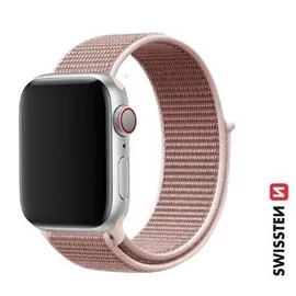 Apple Watch tépőzáras nylon szíj 38/40/41 mm, rosegold
