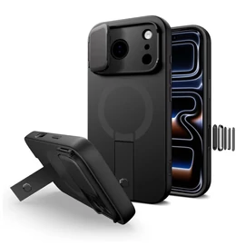 TECH-PROTECT KEVLAR AURA MAGSAFE védőtok iPhone 17 Pro készülékhez fekete
