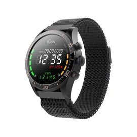 Forever AW-100 AMOLED ICON okosóra Bluetooth 5.0 lépésszámlálóval, pulzusmérővel, alvásfigyeléssel