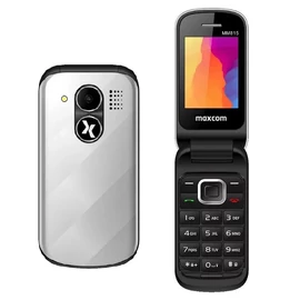 Maxcom MM815 kártyafüggetlen mobiltelefon nagy gombokkal, vészhívóval, szürke (magyar nyelvű menüvel