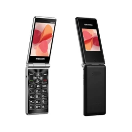 Maxcom MM835 SE 4G kártyafüggetlen mobiltelefon, Dual Sim, extra nagy gombokkal, vészhívóval fekete