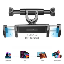 Swissten fejtámlára rögzíthető autós tablettartó S-Grip T2-OP