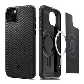 Spigen Mag Armor MagFit Apple iPhone 15 / 14 / 13 tok MagSafe, Matte Black, fekete