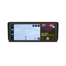 SAL CARPLAY10 multimédia központ, 10” IPS LCD érintőképernyő, CarPlay, Android Auto, USB/microSD
