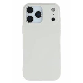 Premium szilikon tok, iPhone 17 Pro Max, Tört Fehér