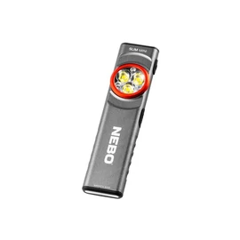 NEBO SLIM MINI zseblámpa, 250 lumen, 450mAh, IPX4, alumínium burkolat, mágneses talp