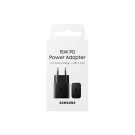 SAMSUNG HÁLÓZATI ADAPTER, 15W PD USB-C, FEKETE