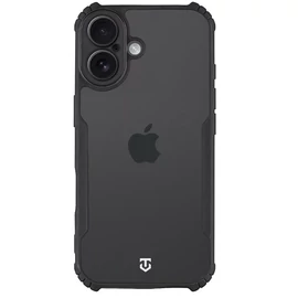 Tactical Quantum Stealth Apple iPhone 17 hátlap tok, átlátszó/fekete
