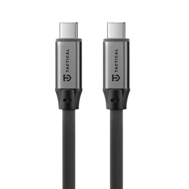 Tactical Fat Man 2.0 USB-C-USB-C töltő- és adatkábel, szilikon, 1m, szürke