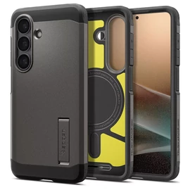 Spigen Tough Armor MagFit Samsung Galaxy S26 tok, MagSafe, Gunmetal, szürke
