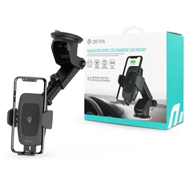 Devia szellőzőrácsba illeszthető vezeték nélküli autós töltő/tartó – 5V/2A – 10W