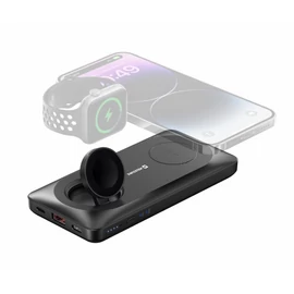 Swissten Pass Through 20W 10000 mAh 2in1 Apple Watch MagSafe Külső akkumulátor / Power bank