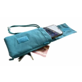Swissten Pocket szövettáska, 6,8", türkiz