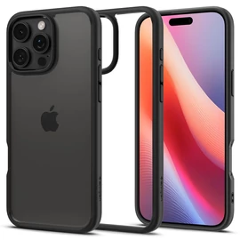 Spigen Ultra Hybrid iPhone 16 Pro Max tok - Matte Black, (fekete)
