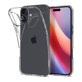 Spigen Liquid Crystal iPhone 16 tok - Crystal Clear (átlátszó)