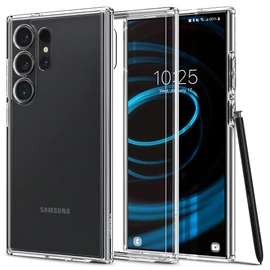 Spigen Ultra Hybrid Samsung Galaxy S24 Ultra tok, Crystal Clear, átlátszó