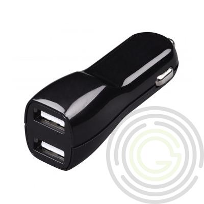 AUTÓS TÖLTŐ USB, DUPLA, 2100mA