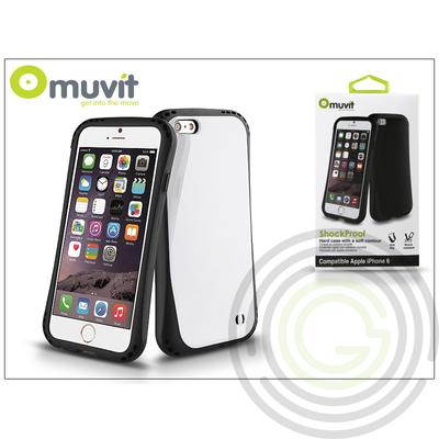 Apple iPhone 6/6S ütésálló hátlap – Muvit ShockProof – black/white